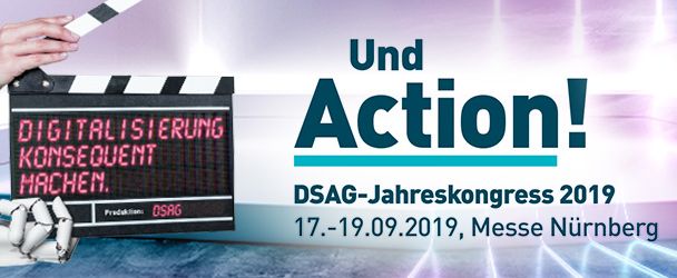 Besuchen Sie tangro auf dem DSAG-Jahreskongress vom 17.-19.09.2019 in Nürnberg.