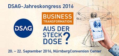 Meet tangro at DSAG Annual Congress 2016 in Nuremberg.